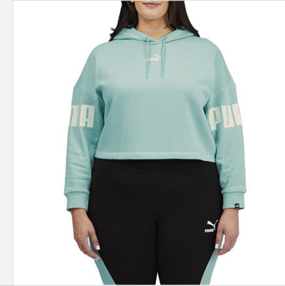 Puma Power Fleece Hoodie (Plus Size)